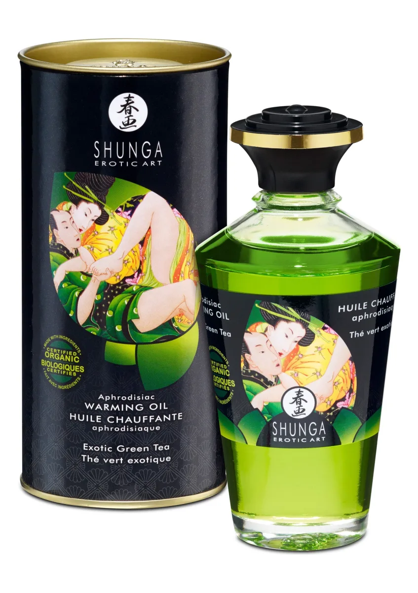 Organický hrejivý olej s afrodiziakálnym účinkom 100 ml