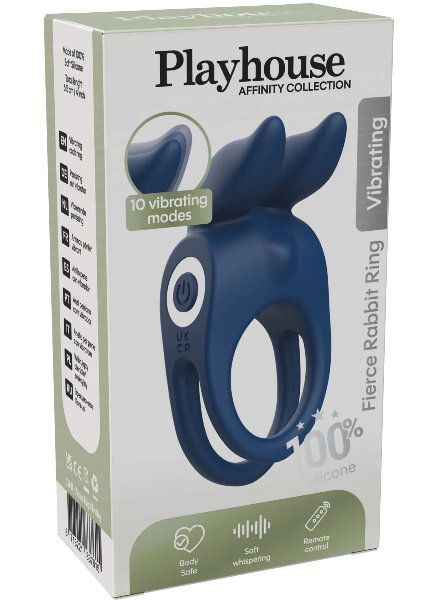 Vibračný prsteň Fierce Rabbit + diaľkové ovládanie