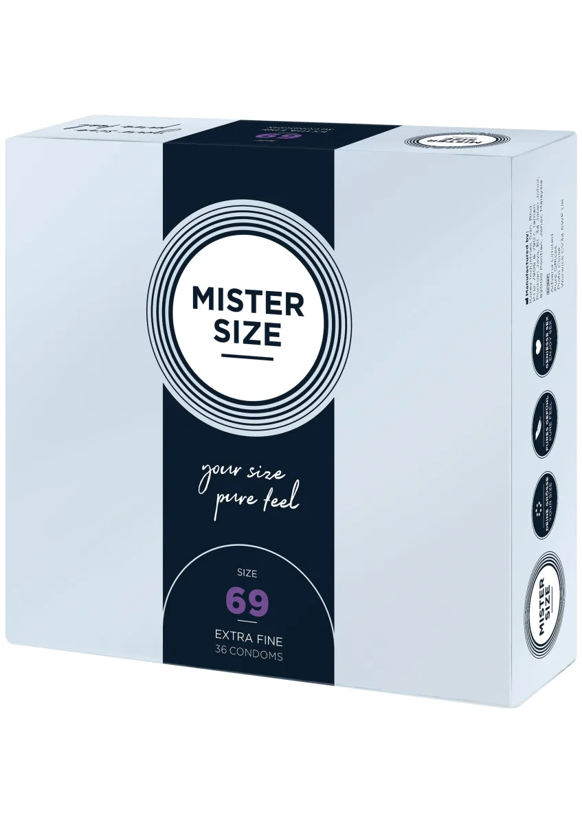 Kondómy MISTER SIZE 69 mm 36 ks