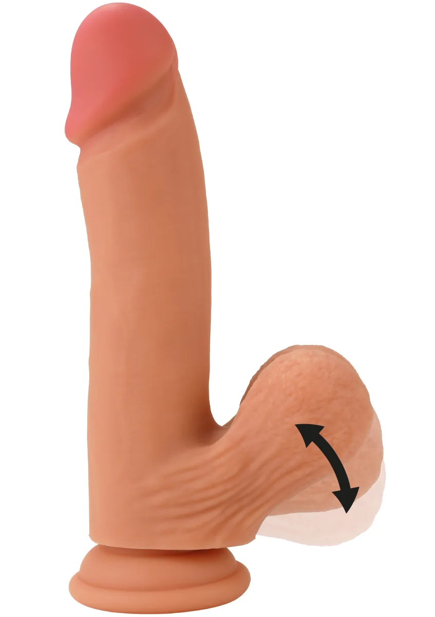 Realistické dildo z tekutého silikónu 19 cm