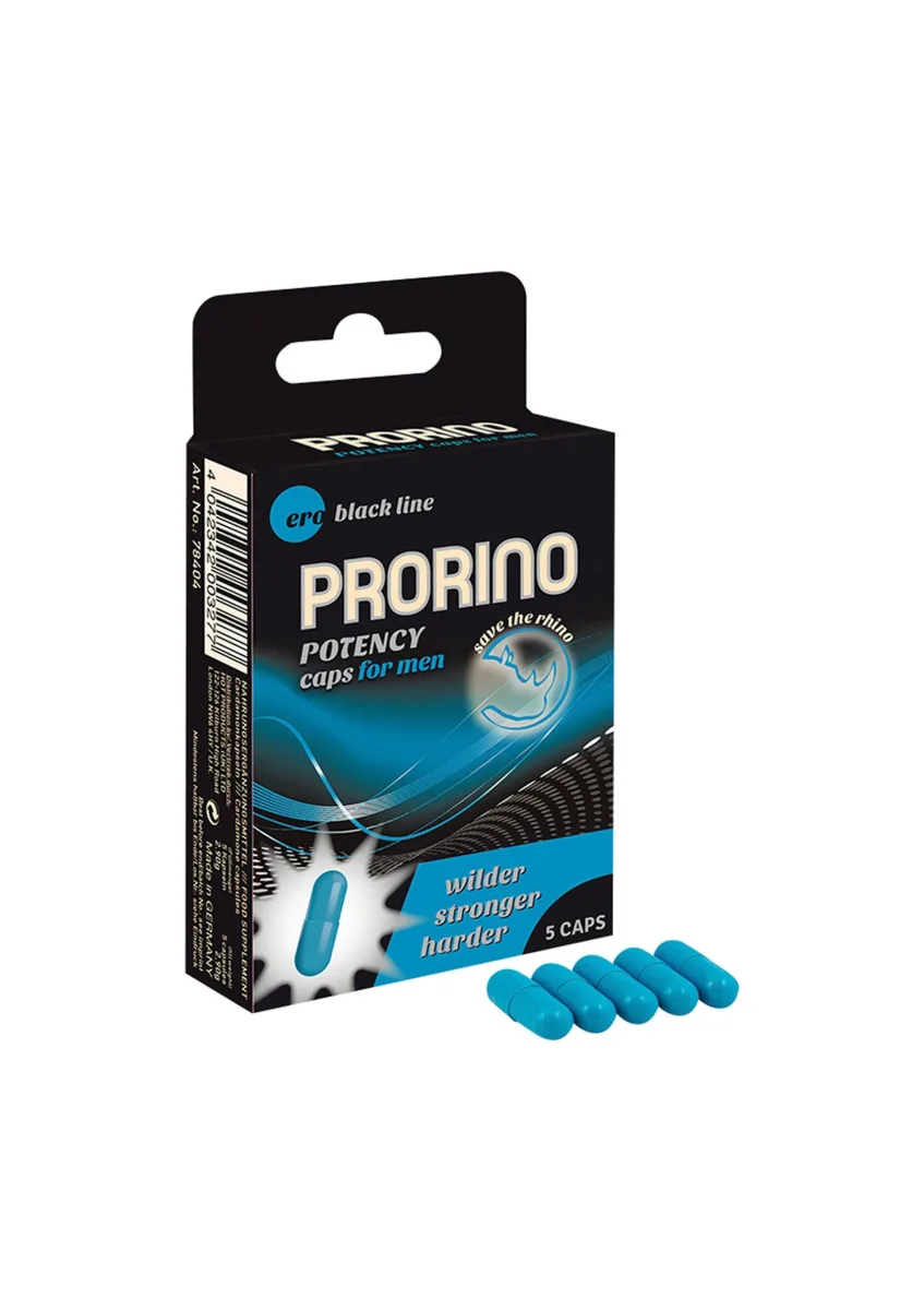 Prorino Gélules de Puissance pour Hommes 5 pièces