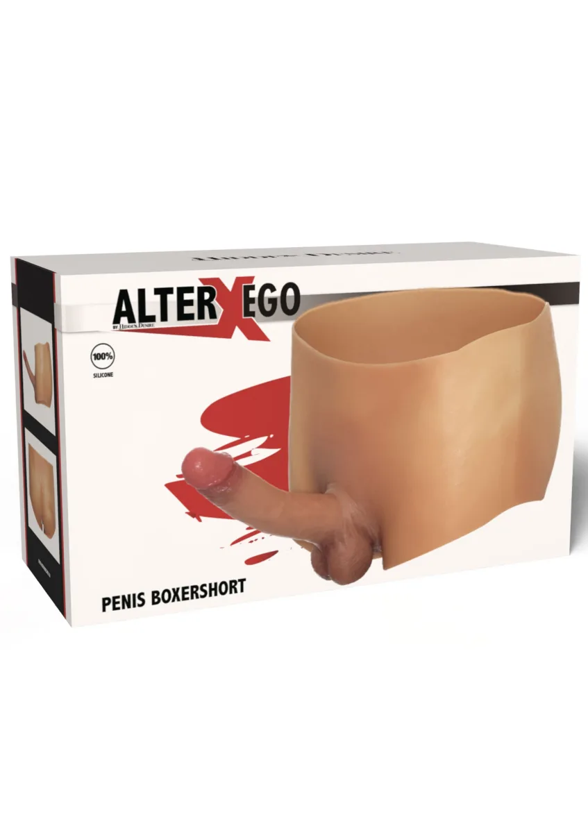Dildo s penisovými boxerkami 18 cm