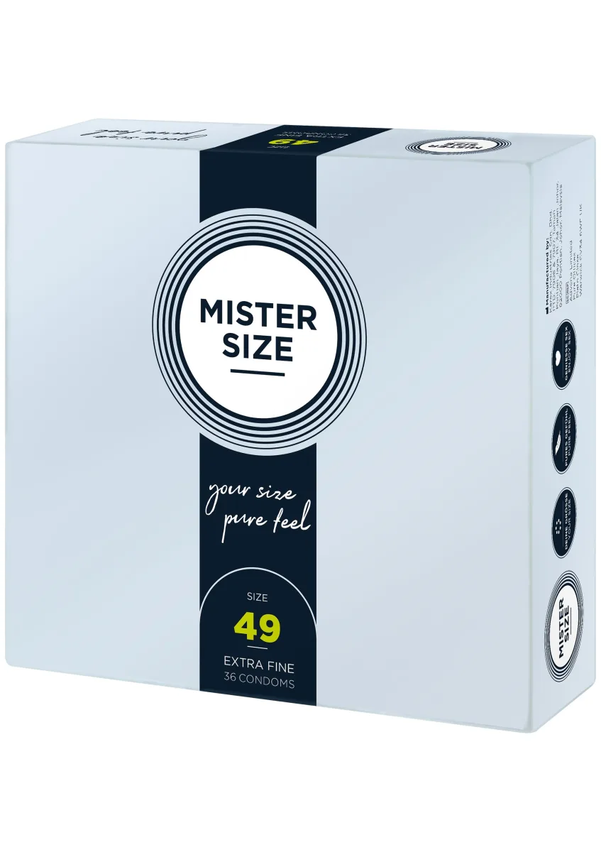 Kondómy MISTER SIZE 49 mm 36 ks