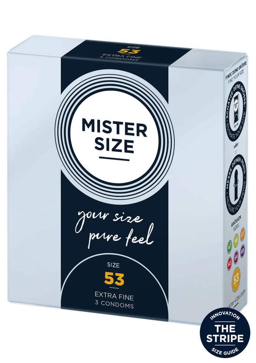 Kondómy MISTER SIZE 53 mm 3 ks