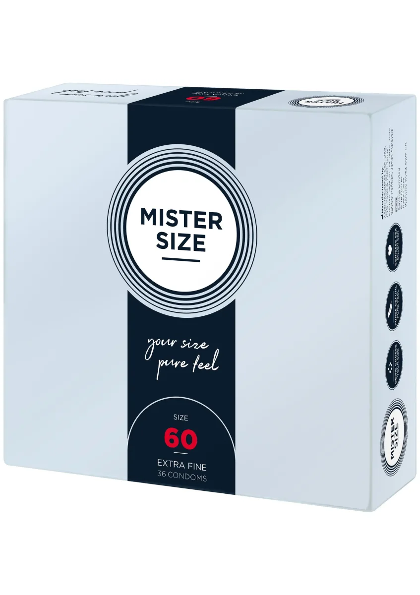 Kondómy MISTER SIZE 60 mm 36 ks