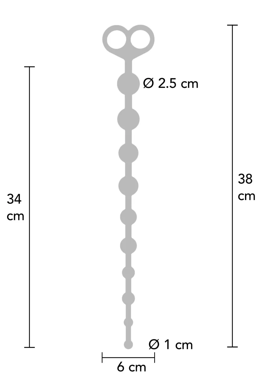 Flexibilné análne korálky