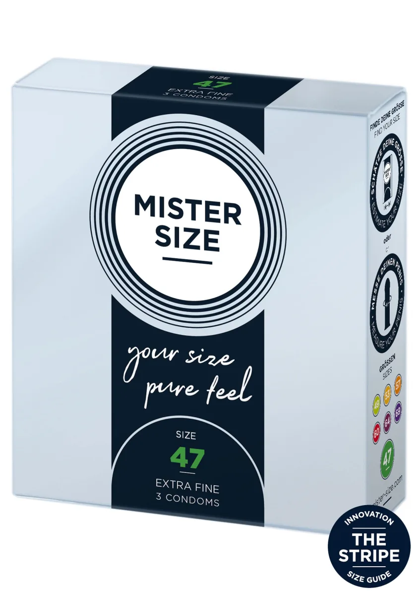 Kondómy MISTER SIZE 47 mm 3 ks