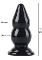 Anale plug met balletjes, groot, 17 cm — afbeelding 1