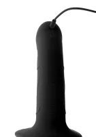 Vibračný silikónový strapon na penis s dutým penisom 16 cm — obrázok 16