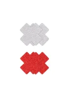 Copricapezzoli con croce glitterata, 2 paia — immagine 6