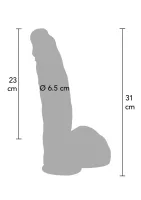 Ultra realistické silikónové dildo 29 cm — obrázok 2