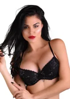 Sujetador demi con encaje floral — imagen 1