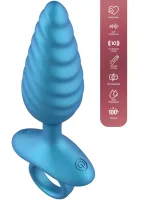 Ribbed Anal Plug Vibrating + Remote — image 7