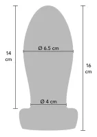 Dilatatore anale pesante in silicone liquido L — immagine 3