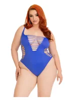 Plus Shredded Racer Back Thong Bodysuit — obrazek 19
