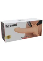 Pene hueco con arnés de silicona de 18 cm — imagen 3