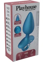 Gładki wibrator analny z pilotem — obrazek 2