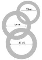 Ensemble de 3 anneaux en C Stamina Starter — image 7