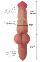 Mutant Rumbler Wibrujący Dildo Płynny Silikon — obrazek 6