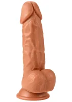 Realistische dildo van PVC, 21 cm — afbeelding 5