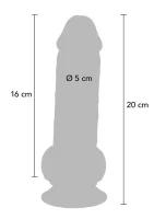Deluxe Dual Density Thick Dildo TPE 20 cm — image 4