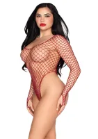 body en résille industrielle à décolleté plongeant — image 6