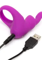 Silikónový krúžok na penis typu „zajačik“ — obrázok 2