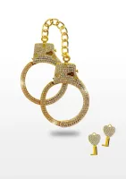 Braccialetti da polso in oro con diamanti — immagine 4