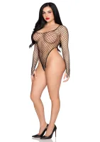 body en résille industrielle à décolleté plongeant — image 14
