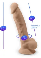 Vibrační model dilda 8 palců — obrázek 2