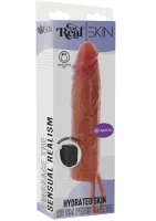 Silikonový návlek na penis Hydrated Skin Vibrační 20 cm — obrázek 3