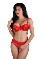 Sujetador demi con encaje floral — imagen 11