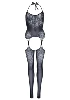 Nahtloser Strumpfhalter aus Spitzennetz — Bild 5