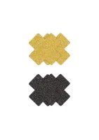 Copricapezzoli con croce glitterata, 2 paia — immagine 1