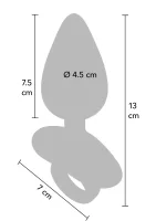 Gładki wibrator analny z pilotem — obrazek 9