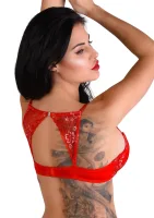Soutien-gorge push-up à dos nageur en dentelle — image 10