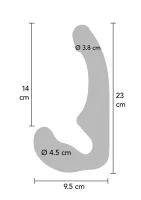 Correa sin tirantes de silicona de 23 cm — imagen 4