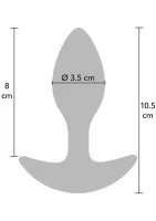 Verzwaarde anale plug 185 g — afbeelding 3
