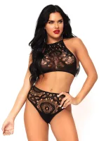 Halter Crop Top and High Waist Thong — image 4