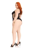 Plus Shredded Racer Back Thong Bodysuit — obrazek 8
