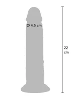 Prepucio vibrador de silicona de 22 cm — imagen 7