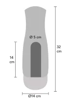 Trojitý masturbátor Deep Squeeze Nutbuster — obrázok 10