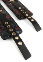 Enkelmanchetten met bloemenjacquard — afbeelding 10