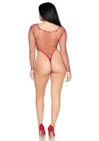 body en résille industrielle à décolleté plongeant — image 5