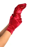 Wrist Length Satin Gloves — image 2
