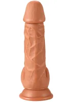 Realistische dildo van PVC, 21 cm — afbeelding 6