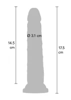 Dong de lujo de doble densidad TPE 17,5 cm — imagen 4