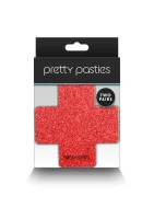 Copricapezzoli con croce glitterata, 2 paia — immagine 2