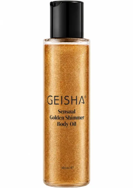 Tělový olej se zlatým třpytem 100 ml