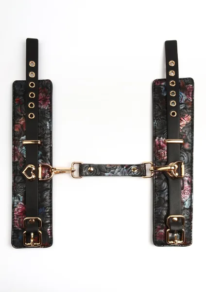 Floral Jacquard Wrist Cuffs